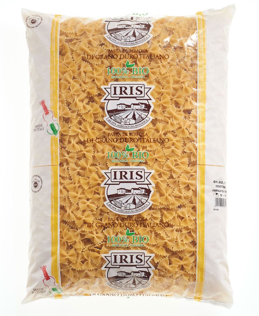 Farfalle semola bio IRIS 5 kg - immagine 2