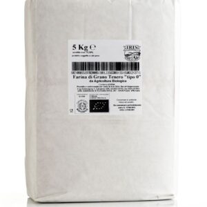 Farina di grano tenero tipo 0 bio IRIS 5kg