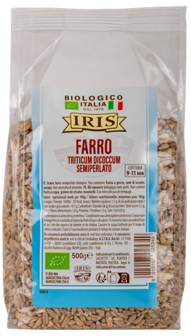 Farro semiperlato bio IRIS 500g (10 pezzi)