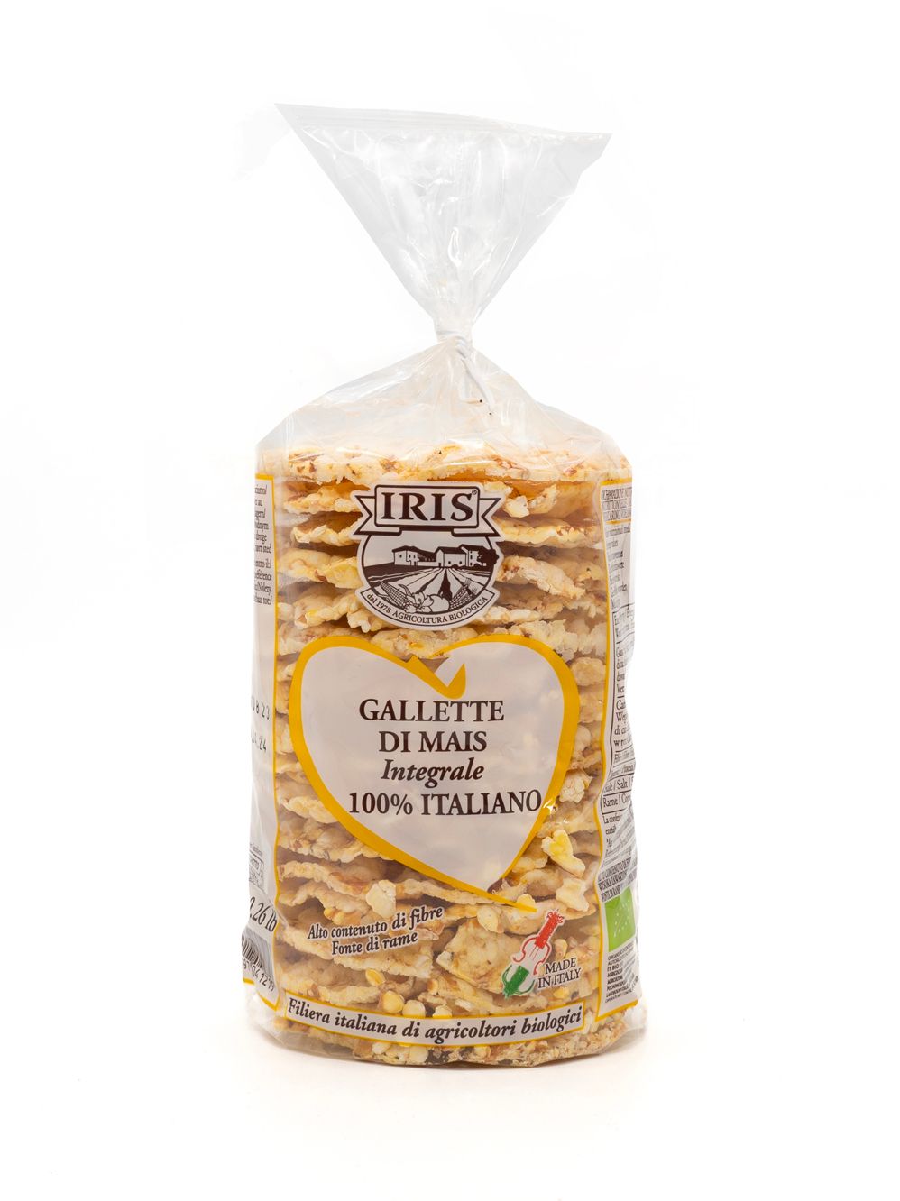 Gallette di mais bio IRIS 120g - 12 pezzi