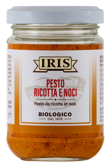 Pesto Noci e Ricotta bio IRIS 120g - 6 pezzi