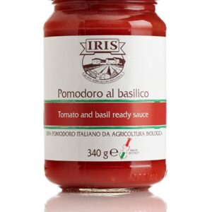 Polpa di pomodoro al basilico bio IRIS 340g (12 pezzi)